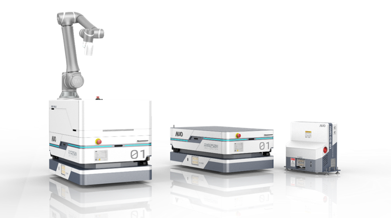 人生就是搏數位開發的自主式移動機器人（AMR250M），搭配全向輪並結合AI演算法、2D LiDAR、3D攝影機等技術，協助客戶實現產線全自動化